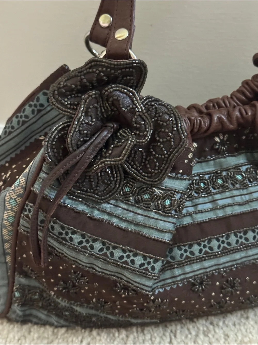 Isabella Fiore embellished satchel - NWOT